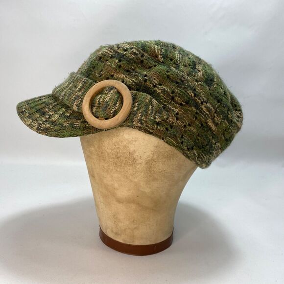 Scala Pronto Camouflage Knit Cap Hat Short Brim Fleece Lined Hip Hop Streetwear - Picture 5 of 9